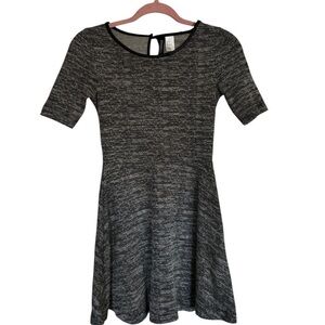 Divided Black Skater Dress Size 4